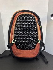 Nike Orange Geometric Bubble Panel Backpack M...