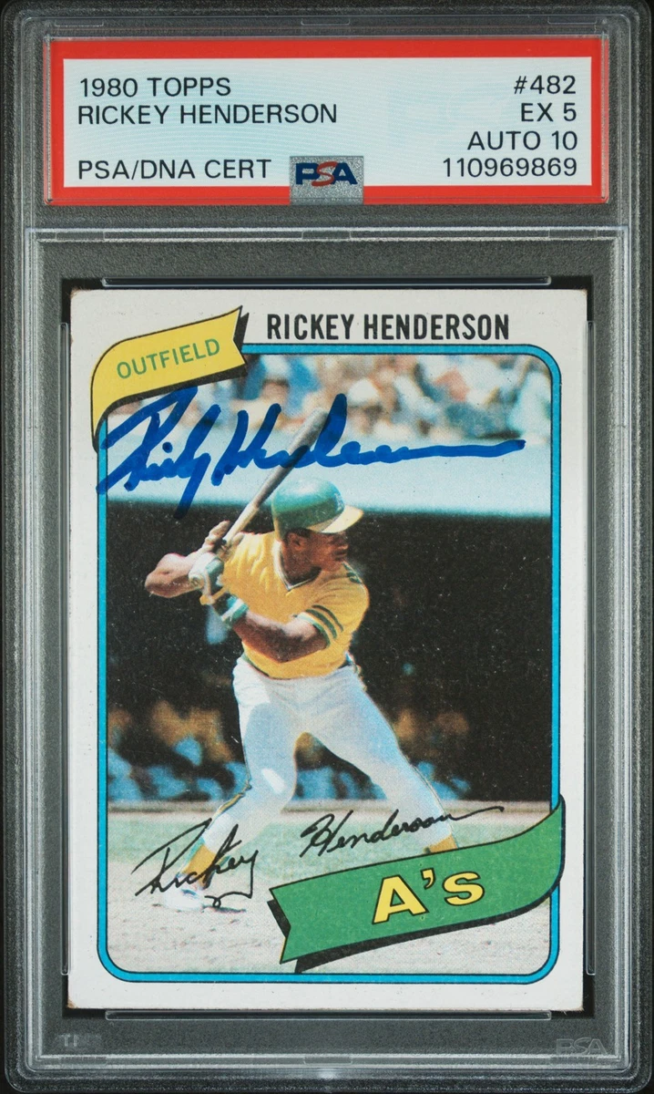 Topps 1980 Rickey Henderson Baseball Cards for sale | eBay