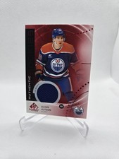 Quinn Hutson Rookie 2025-26 SP Game Used Authentic Rookies Red Jersey  Oilers