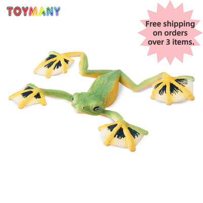 Toymany Wallace's Flying Frog Figurine Toy Realistic Collectible