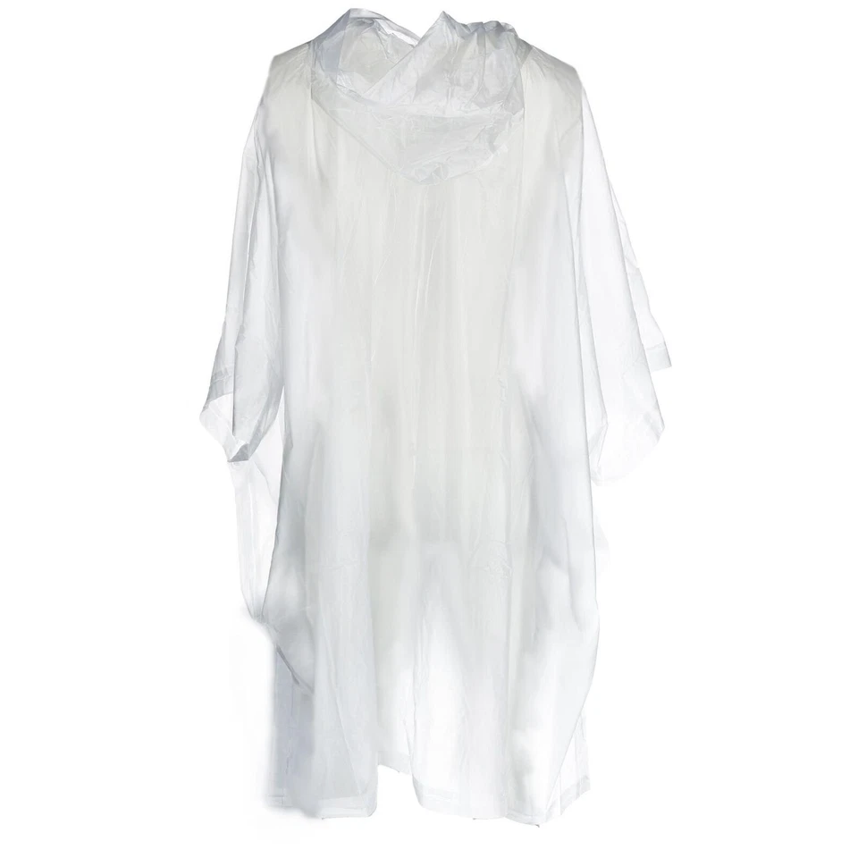 Disney Adulto Mickey Minnie Sentado Familia Poncho de Lluvia Impermeable Mantener Seco Transparente Foto 3 de 4