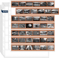 35Mm Film Holder 135-7, Pack of 30 Acid Free Film Negative Sleeves, 35Mm Negativ