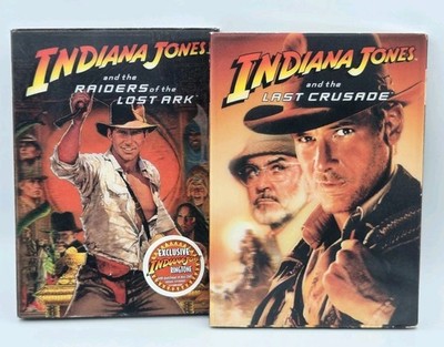 Lot Of 2 New & Sealed Indiana Jones DVDs Raiders Of The Lost Ark & Last Crusade
