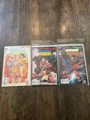 Superman Wonder Woman Comic Book Lot Of 3 Comics By DC Comics