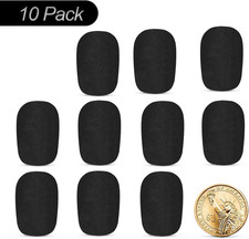 10 Pack Lapel Microphone Windscreen, Headset Windscreen, Mic Foam Covers Lavalie