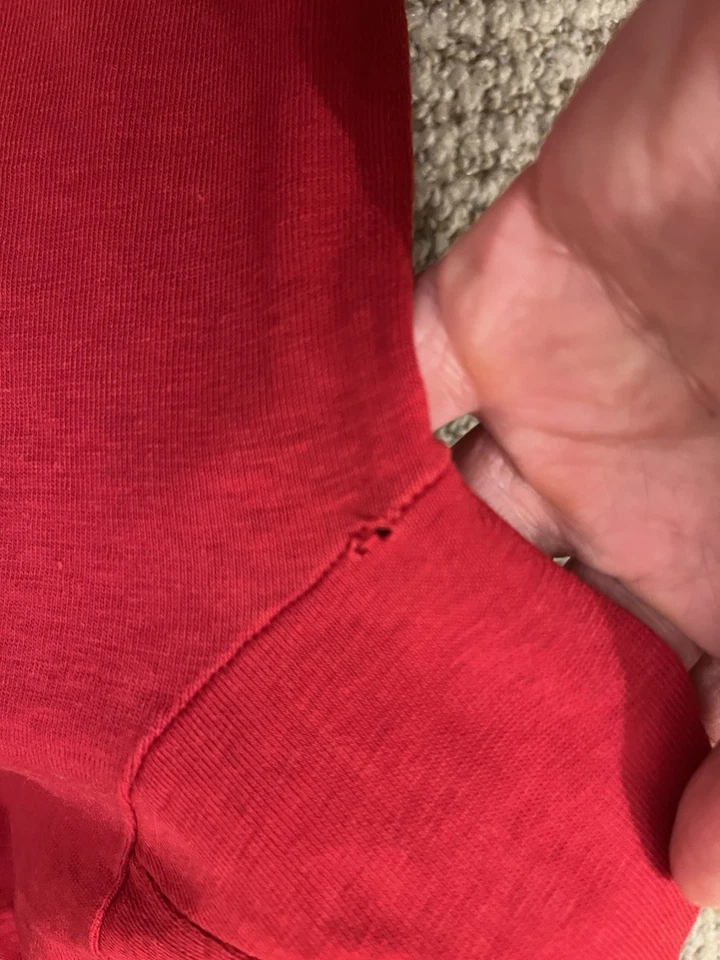 Vintage  Preppy Athletics Shirt  Medium 1950s Pullover Lace Up RARE - Image 3 of 4