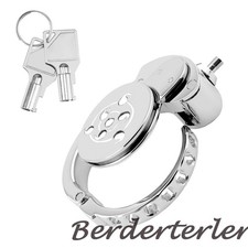 New Chastity Cage Sissy CB Lock Abstinence Restraint Cage Chastity Device