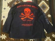 Bjj Kimono Gii TrapXjitsu A2 Black Red Lapel Gii And PantsSkull Crossbones