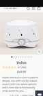 Yogasleep Dohm Uno White Noise Machine White One Size 5.3 x 5.3 x 4.3 in — photo 5