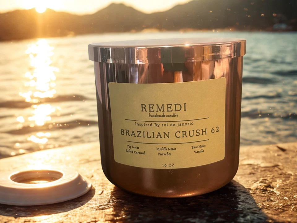 Vela Brazilian Crush 62 (inspirada en Sol de Janeiro) Foto 2 de 4