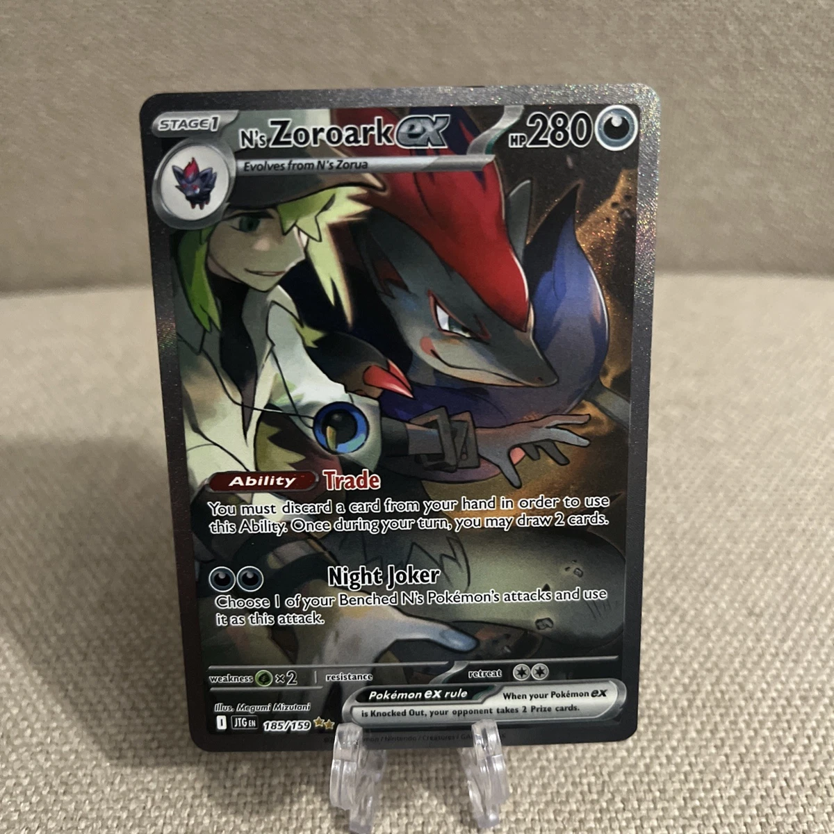N's Zoroark Ex Pokémon TCG Cards for sale | eBay