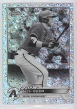 2022 Topps Chrome Black & White Mini-Diamond Refractor Seth Beer #186 we2