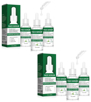 LAKIBOLE 3 Pack 2% Hyaluronic Acid Serum with 4% Tea Tree Extracts (2-Pack)