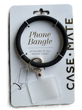Case Mate Phone Bangle - Black - Womens Detachable Wristlet Keychain -Ships FREE