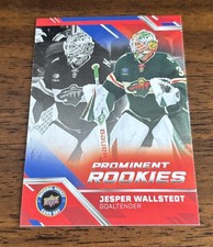 JESPER WALLSTEDT 2025 UD NATIONAL HOCKEY CARD DAY PROMINENT ROOKIES CARD WILD 