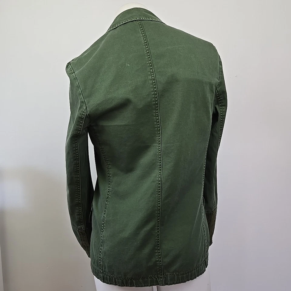 VTG Y2K Tripp NYC Daang Goodman Jacket Green Military Style Punk Coat Mens S - Image 2 of 4