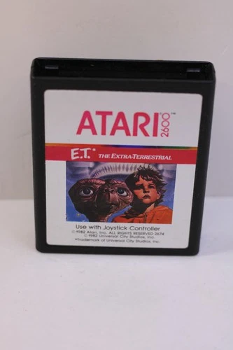 E.T. The Extra-Terrestrial (Atari 2600, 1982) Cartridge Only