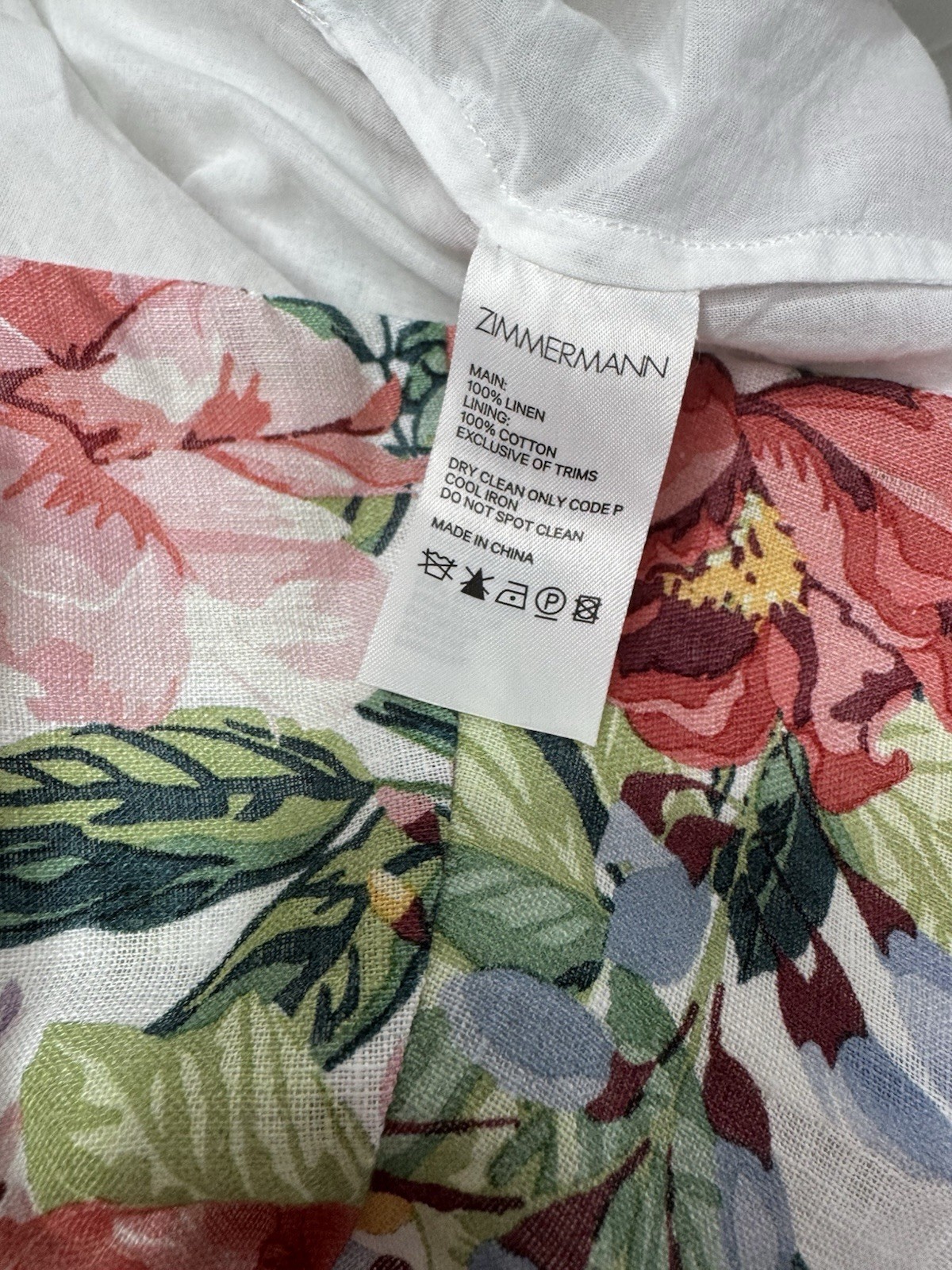 ZIMMERMANN- Bellitude Linen Corset Mini Dress- With Detachable Straps 🩷