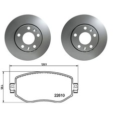 Disque de frein Renault R8