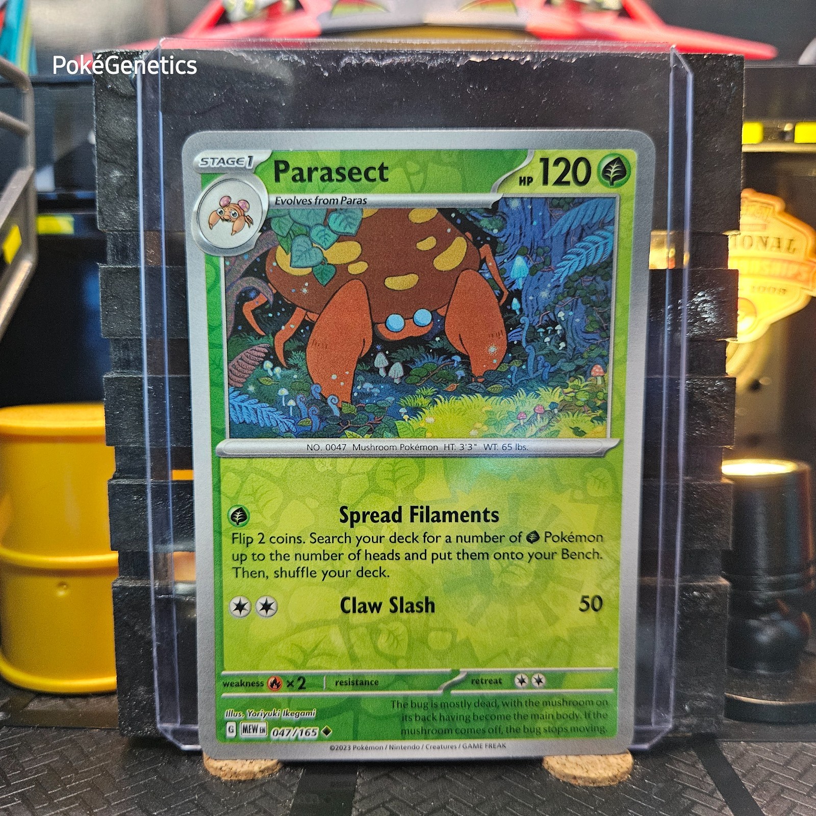 Parasect 151 Reverse Holo Pokémon TCG 047/165 Scarlet & Violet Uncommon