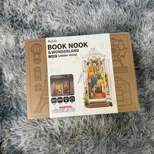 Rolife Book Nook Garden House TGB06 DIY Miniature Dollhouse Kit 3D Wood Puzzle