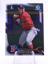 YOAN MONCADA 2016 Bowman Chrome 1st TRUE Rookie Card RC White Sox . rookie card picture