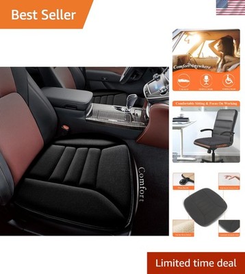 Car Seat Cushion with 1.2inch Comfort Memory Foam, Seat Cushion for Car and O...