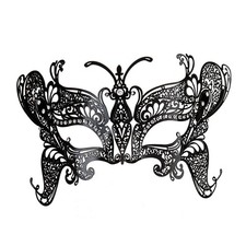 Black Butterfly Lace Halloween Decorative Costume Mask
