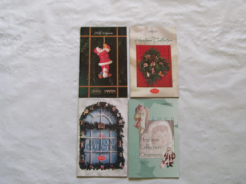 4 Heirloom collection Carlton Cards Books 1997-98-99-2000