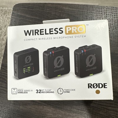 RODE Wireless PRO Dual-Channel Lavalier Microphone System
