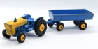 Lesney Matchbox No 39 Ford Tractor & No 40 Hay Trailer England 1/64 Diecast