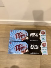 2 Pack Dr Pepper Creamy Coconut Zero Sugar LIMITED EDITION