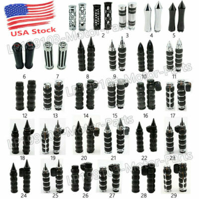 1'' Handle Bar Hand Grips for Kawasaki Vulcan VN 2000 800 900 700 Classic Custom