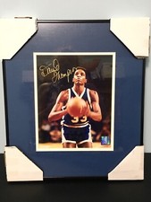 David Thompson NC State Basketball 16 x14 Matted Photo FRAMED Autograph COA