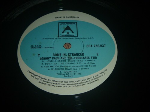Johnny Cash – I'm Johnny Cash Vol. II Original 1969 Aust release 12" vinyl - Picture 6 of 6