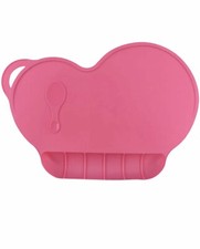 Baby Silicone Placemat Food Mat Pad For Infant Toddler Kids Washable Rose 