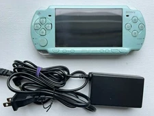 PSP 2000 Console OEM - Mint Green + Sony Official 1GB Memory Card Good Condition