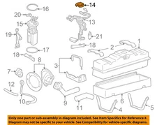 GM OEM 85-00 Beretta Fuel System Fuel System Components-Cam 25124032