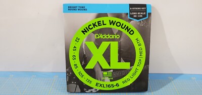 D'Addario EXL 165-6 XL Nickel Round Wound Saitensatz für E-Bass