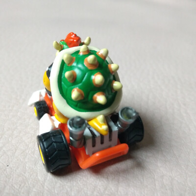 YOSHI MARIO KART Wii × Boss Pull Back Car Mini Figure Nintendo dal