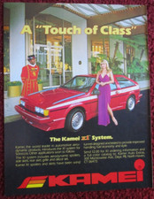 1983 Kamei X1 Custom Car Body Styling Kit Print Ad Vw Volkswagen Scirocco