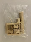 MARX CAPTAIN GALLANT FORT BATTLEMENTS FLAGPOLE CORNERSTONES TAN PLASTIC NOS