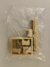 MARX CAPTAIN GALLANT FORT BATTLEMENTS FLAGPOLE CORNERSTONES TAN PLASTIC NOS