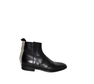 New! BRUNO MAGLI Milton Leather Zip Boots Black Leather Size  display picture 1