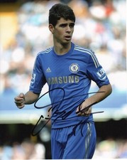 Chelsea FC Oscar Autographed Signed 8x10 Photo COA H