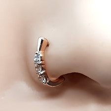 Piercing Al Naso Mayhoop - Borchie Con CZ E Opale, Acciaio Chirurgico, 20G