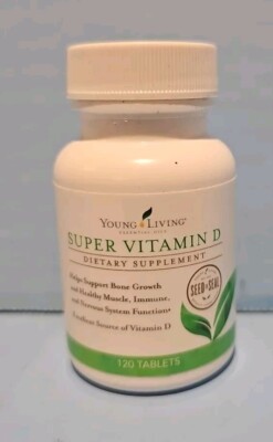 NEW Young Living Essential Oils Super Vitamin D Dietary Supplement - 120 Tablets