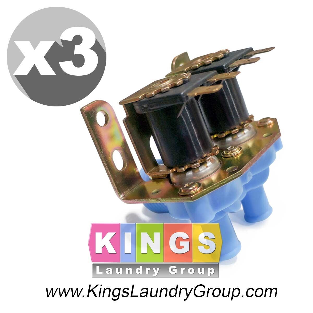 3 PCS 9379-183-001 (HIGH QUALITY) 2 WAY WATER VALVE 110V For