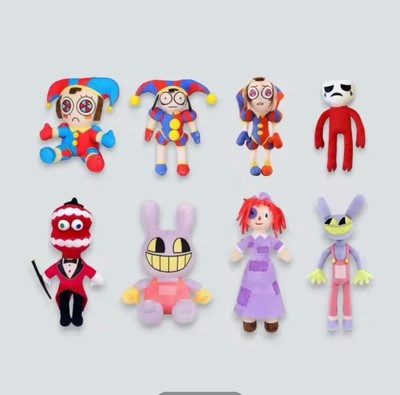 New The Amazing Digital Circus Plush Clown Ragatha pomni Cartoon Jax 8pc Joker