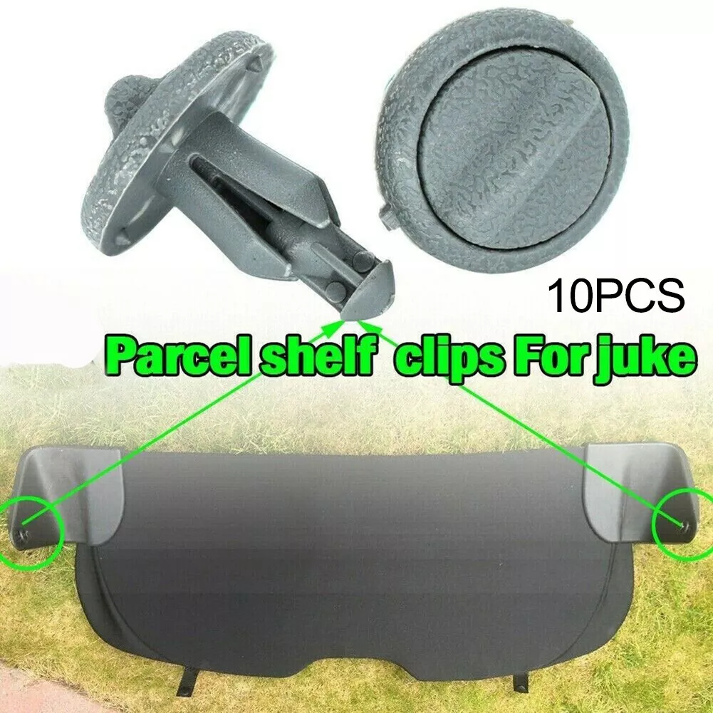10X Rear Parcel Shelf Clips Rear Boot Retaining Bracket For Nissan